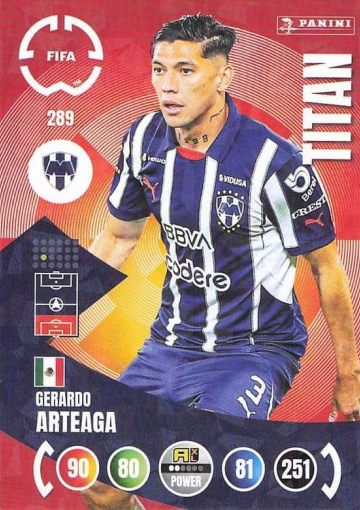 289.  Gerardo Arteaga (Monterrey) (PAXLCWC25)