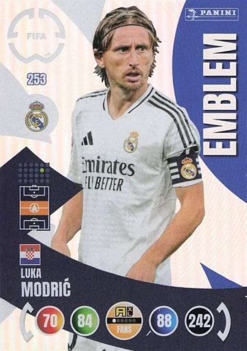 253.  Emblem / Luka Modrić (Real Madrid CF) (PAXLCWC25)