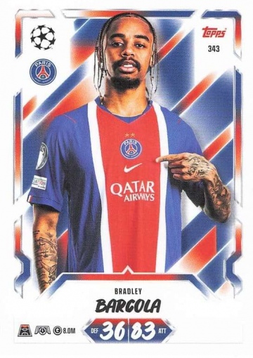 343 Bradley Barcola (Paris Saint-Germain) (MACL2627)