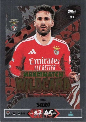 329 Rafa Silva (SL Benfica) - Man of the Match Wildcard  ★ Rare (MACL2627)