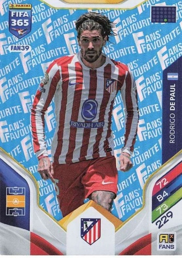 FAN39 (blau) Rodrigo de Paul (Atlético de Madrid) (PF365AXL26)