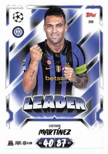 399 Lautaro Martínez (FC Internazionale Milano) - Leader (MACL2627)
