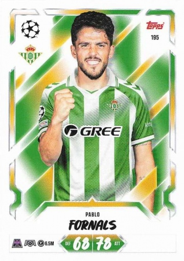 195 Pablo Fornals (Real Betis Balompié) (MACL2627)