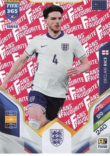 FAN48 (rot) Declan Rice (England) (PF365AXL26)
