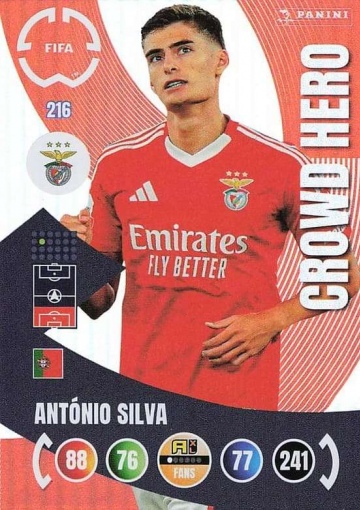 216.  António Silva (SL Benfica)  -  Crowd Hero (PAXLCWC25)