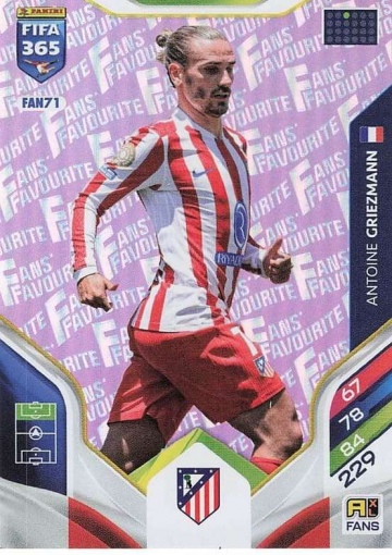 FAN71 (pink) Antoine Griezmann (Atlético de Madrid) (PF365AXL26)