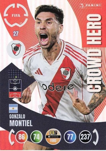 027.  Gonzalo Montiel (CA River Plate)  -  Crowd Hero (PAXLCWC25)