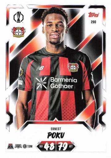 290 Ernest Poku (Bayer 04 Leverkusen) (MACL2627)