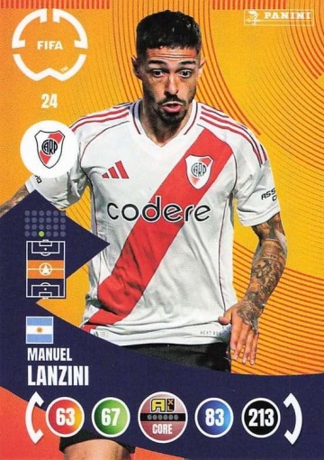 024.  Manuel Lanzini (CA River Plate) (PAXLCWC25)