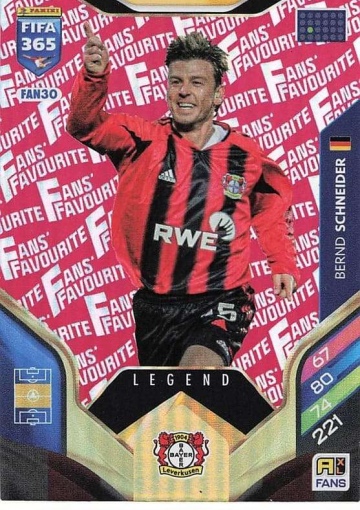 FAN30 (rot) Bernd Schneider (Bayer 04 Leverkusen) - Legend (PF365AXL26)