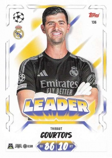 136 Thibaut Courtois (Real Madrid CF) - Leader (MACL2627)