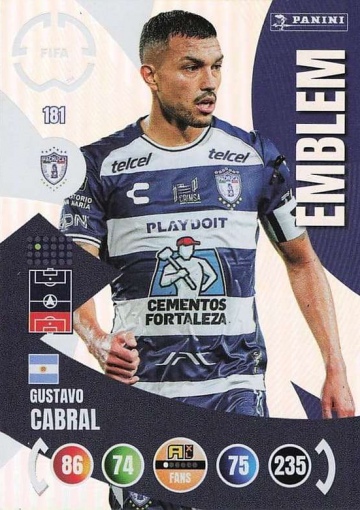 181.  Emblem / Gustavo Cabral (CF Pachuca) (PAXLCWC25)