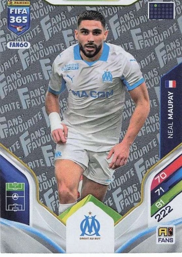 FAN60 Neal Maupay (Olympique de Marseille) (PF365AXL26)