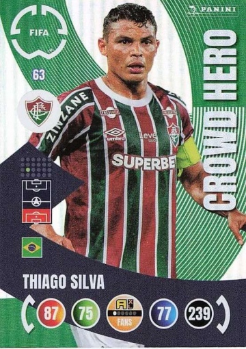 063.  Thiago Silva (Fluminense FC)  -  Crowd Hero (PAXLCWC25)