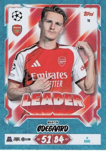 016Rare Martin Ødegaard (Arsenal) - Leader (MACL2627)