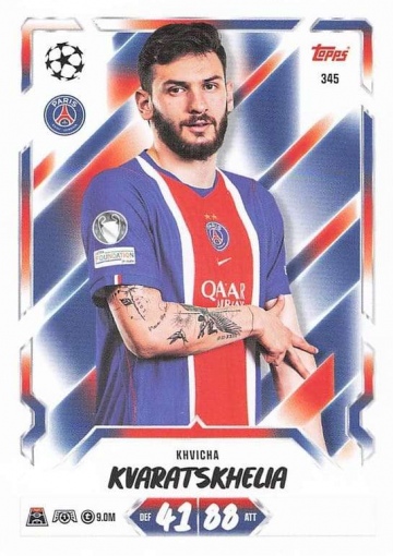 345 Khvicha Kvaratskhelia (Paris Saint-Germain) (MACL2627)