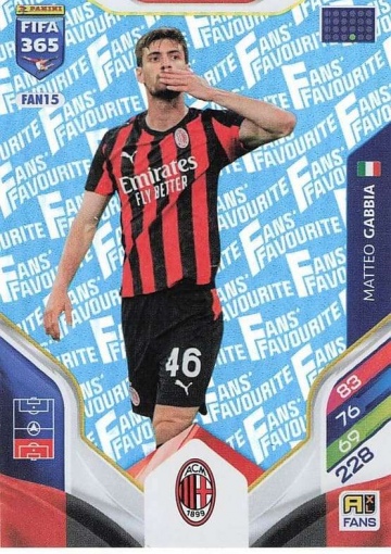 FAN15 (blau) Matteo Gabbia (AC Milan) (PF365AXL26)