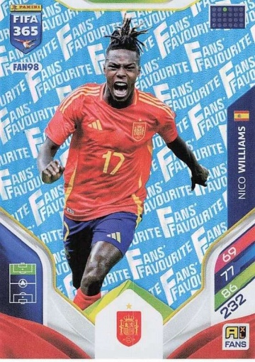 FAN98 (blau) Nico Williams (Spain) (PF365AXL26)