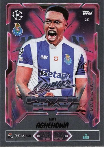 312 Samu Aghehowa (FC Porto) - Power Play Signature Style  ★ Rare (MACL2627)