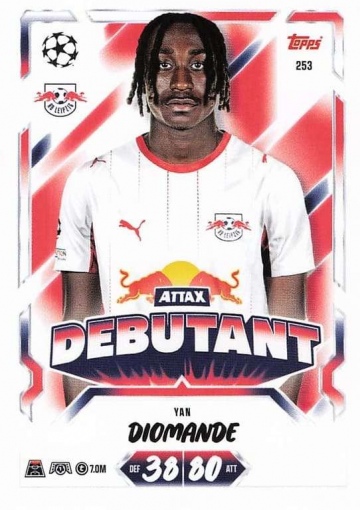 253 Yan Diomande (RB Leipzig) - Attax Debutant (MACL2627)