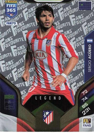 FAN70 Sergio Agüero (Atlético de Madrid) - Legend (PF365AXL26)