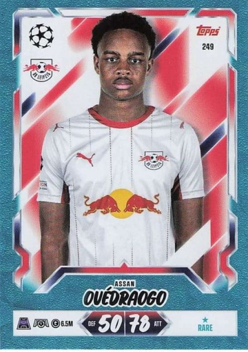 249Rare Assan Ouédraogo (RB Leipzig) (MACL2627)