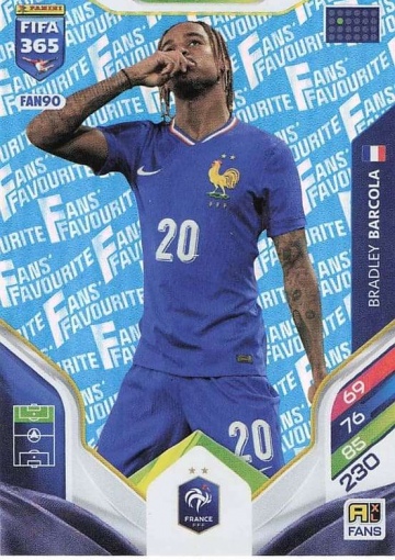 FAN90 (blau) Bradley Barcola (France) (PF365AXL26)