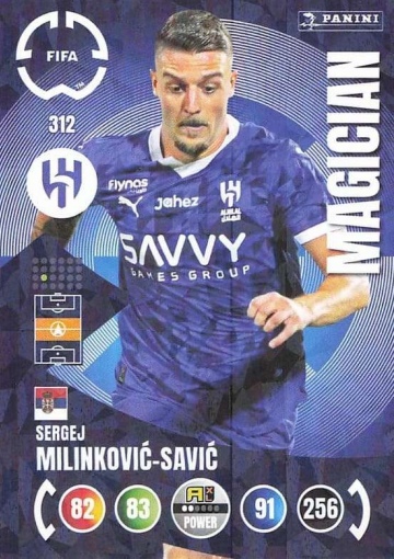 312.  Sergej Milinković-Savić (Al-Hilal SFC) (PAXLCWC25)