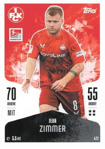 422 Jean Zimmer (1. FC Kaiserslautern) ( MABL24/25 )