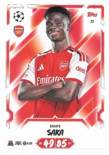 022 Bukayo Saka (Arsenal) (MACL2627)