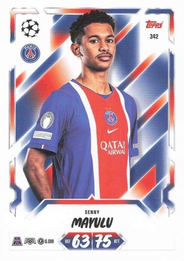 342 Senny Mayulu (Paris Saint-Germain) (MACL2627)