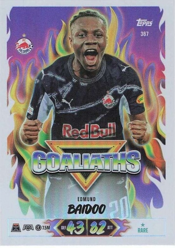 367 Edmund Baidoo (FC Salzburg) - Goaliaths  ★ Rare (MACL2627)
