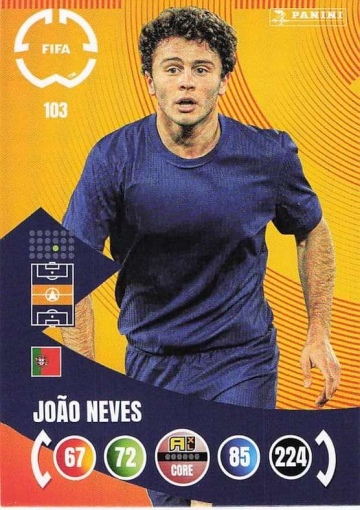 103.  João Neves (Paris Saint-Germain) (PAXLCWC25)