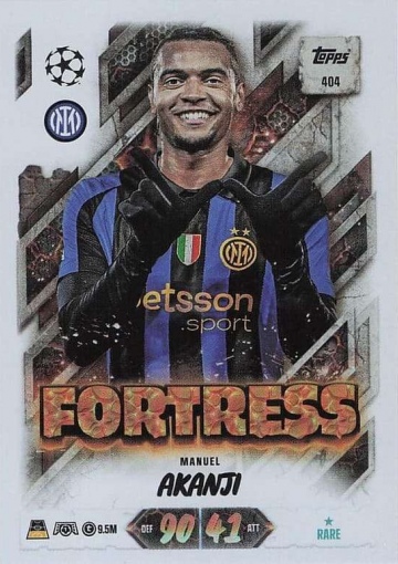 404 Manuel Akanji (FC Internazionale Milano) - Fortress  ★ Rare (MACL2627)