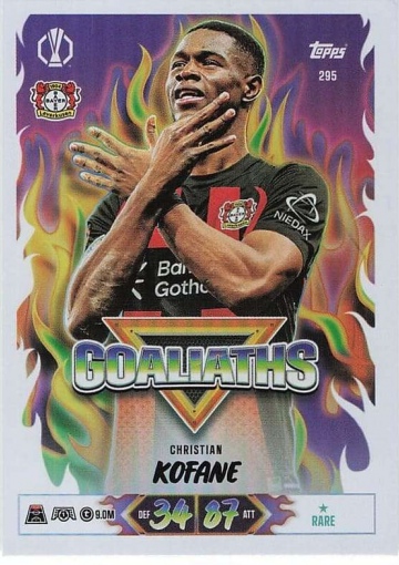 295 Christian Kofane (Bayer 04 Leverkusen) - Goaliaths  ★ Rare (MACL2627)