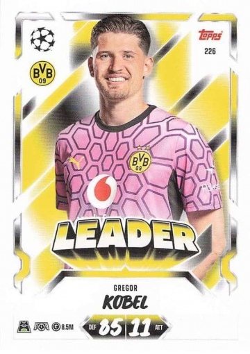 226 Gregor Kobel (Borussia Dortmund) - Leader (MACL2627)