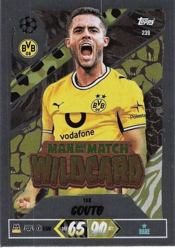 239 Yan Couto (Borussia Dortmund) - Man of the Match Wildcard  ★ Rare (MACL2627)