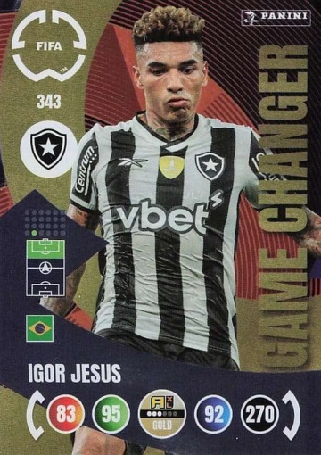 343.  Igor Jesus (Botafogo FR) (PAXLCWC25)