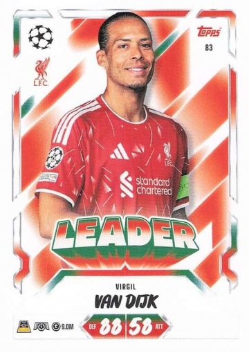 083 Virgil van Dijk (Liverpool) - Leader (MACL2627)