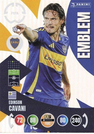 010.  Emblem / Edinson Cavani (CA Boca Juniors) (PAXLCWC25)