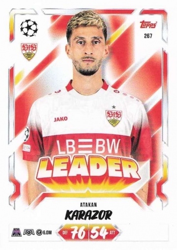 267 Atakan Karazor (VfB Stuttgart) - Leader (MACL2627)