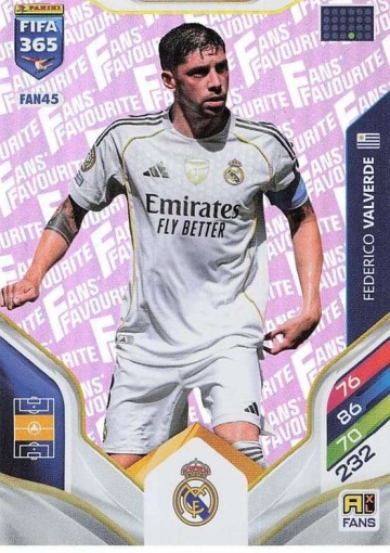 FAN45 (pink) Federico Valverde (Real Madrid C.F.) (PF365AXL26)