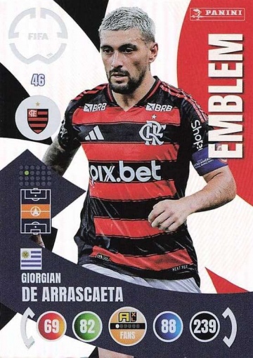 046.  Emblem / Giorgian de Arrascaeta (CR Flamengo) (PAXLCWC25)