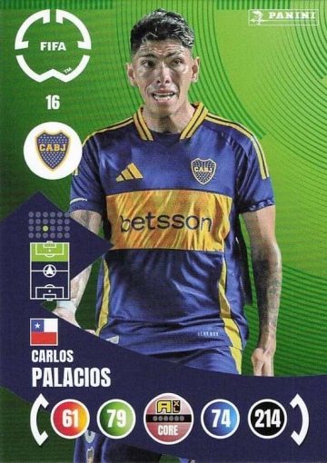 016.  Carlos Palacios (CA Boca Juniors) (PAXLCWC25)
