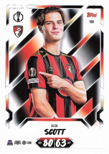 105 Alex Scott (AFC Bournemouth) (MACL2627)