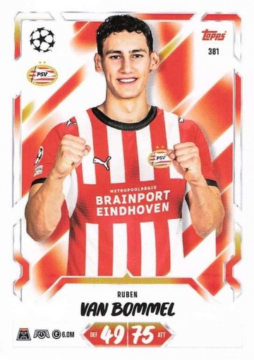 381 Ruben van Bommel (PSV Eindhoven) (MACL2627)