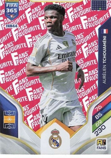 FAN44 (rot) Aurélien Tchouameni (Real Madrid C.F.) (PF365AXL26)