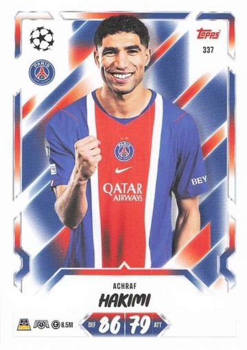 337 Achraf Hakimi (Paris Saint-Germain) (MACL2627)