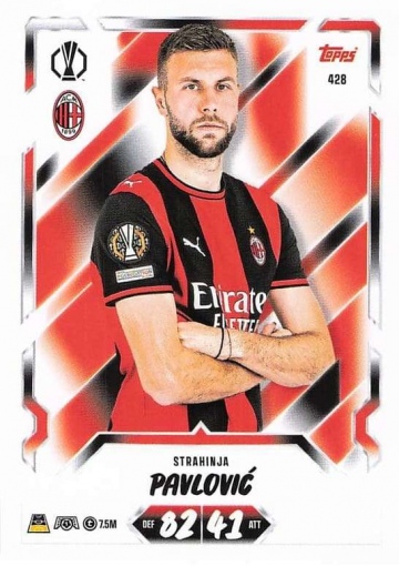 428 Strahinja Pavlović (AC Milan) (MACL2627)